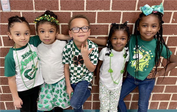 photo of a group of students feeling and being lucky in friendship